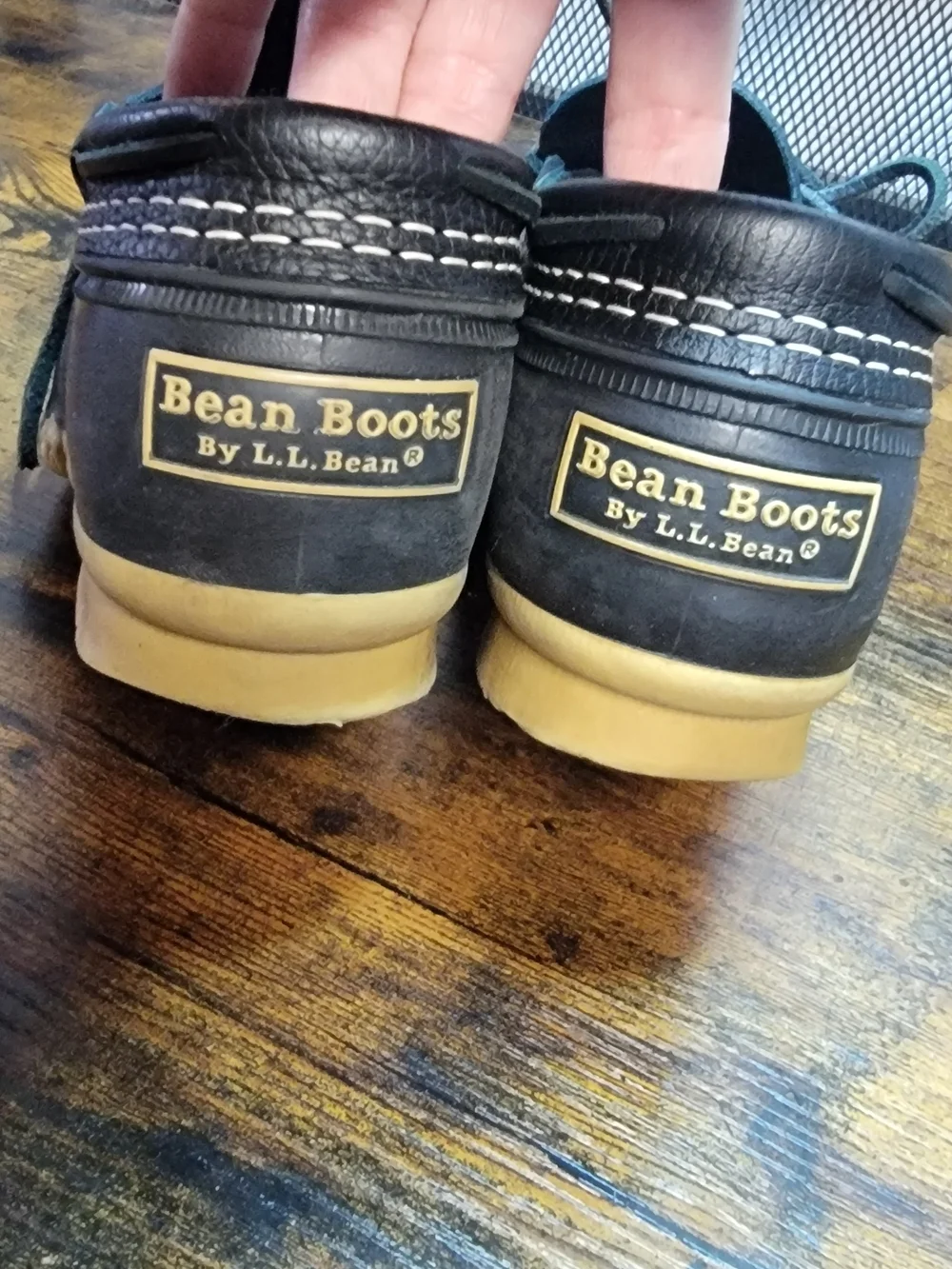 L.L. Bean-Bean Boots In Black And Tan